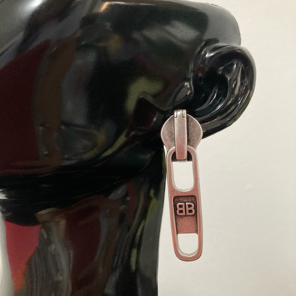 Balenciaga Silver Men's Earring - Picture 2 of 11